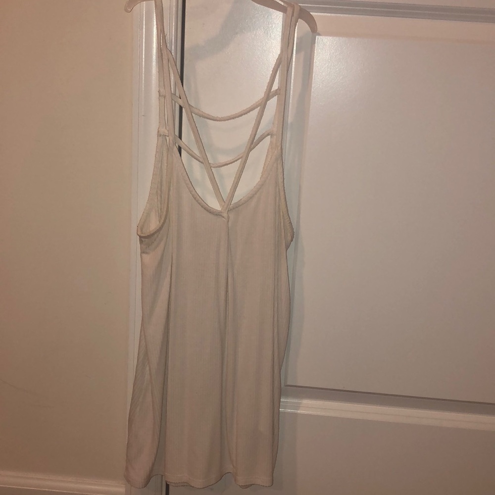 crisscross tank top